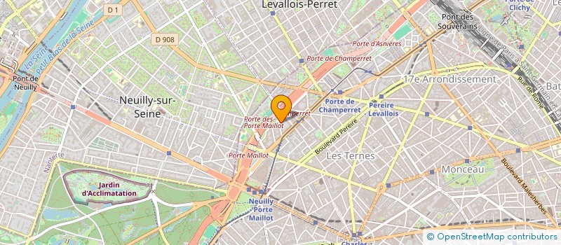 localisation de l'entreprise LUTECE SPORT  PARIS