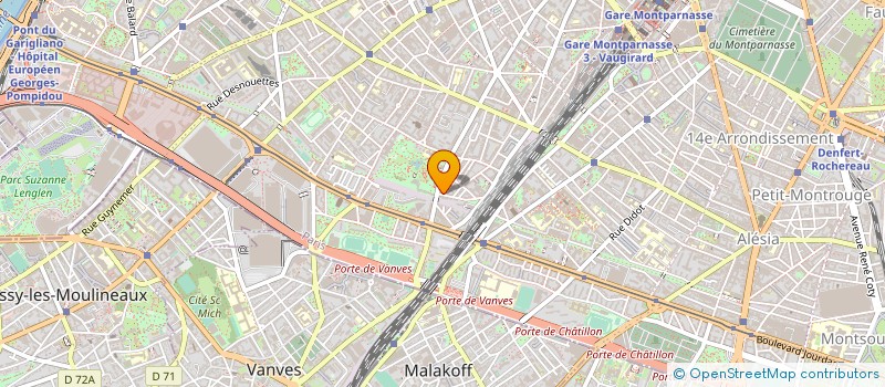 localisation de l'entreprise LUTECE ZERNOV à PARIS