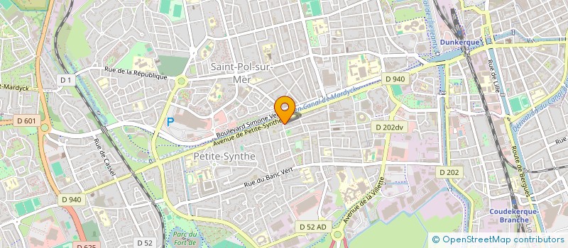 localisation de l'entreprise LUTECES  DUNKERQUE