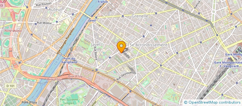 localisation de l'entreprise LUTECIA  PARIS 15