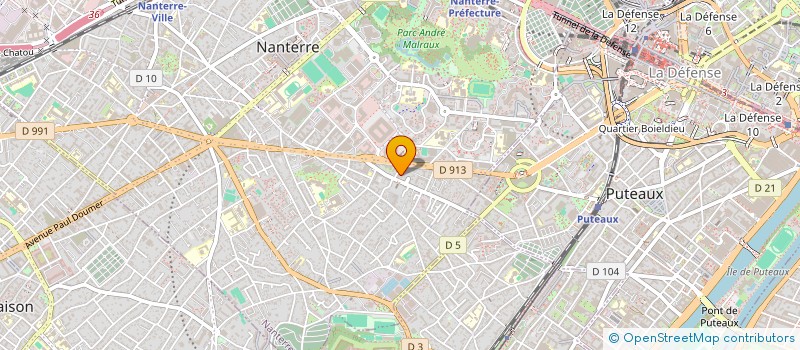 localisation de l'entreprise LUTECIA ASSET MANAGEMENT  NANTERRE