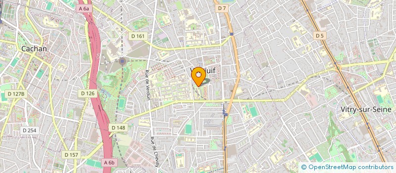 localisation de l'entreprise LUTECIA IT à VILLEJUIF