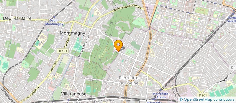 localisation de l'entreprise LUTECIUM à PIERREFITTE-SUR-SEINE