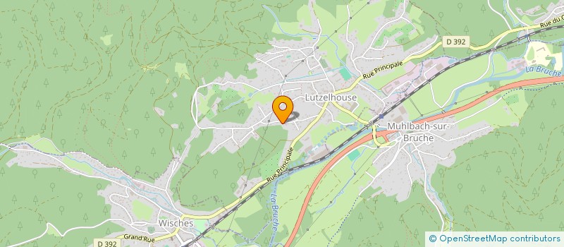 localisation de l'entreprise LUTEO  LUTZELHOUSE