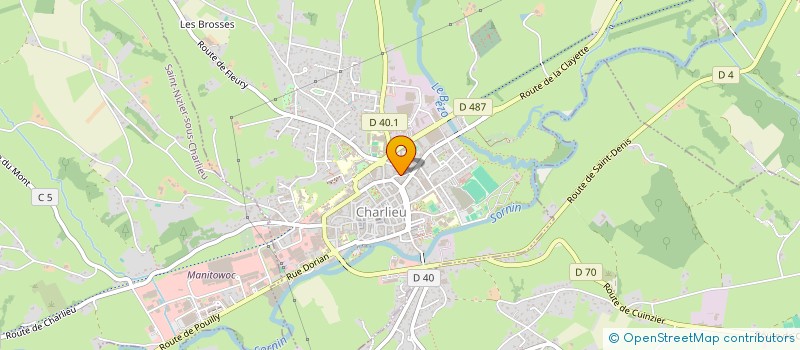 localisation de l'entreprise LUTESAL  CHARLIEU