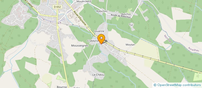 localisation de l'entreprise LUTESCENS  SAINT-PAUL-EN-BORN