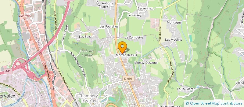 localisation de l'entreprise LUTESS  LA RAVOIRE