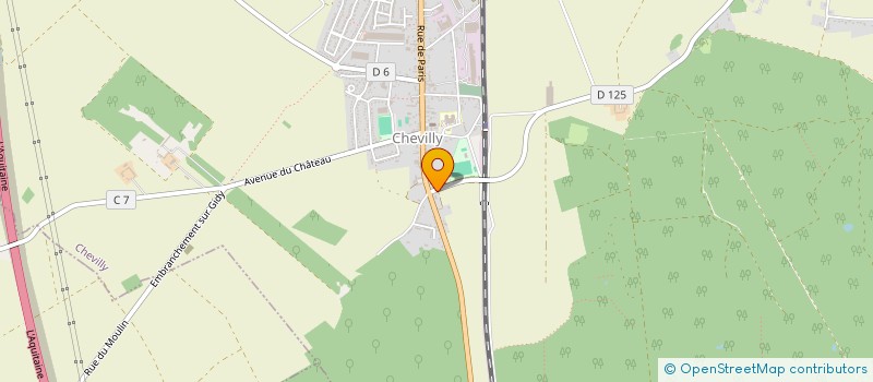 localisation de l'entreprise LUTETIA à CHEVILLY