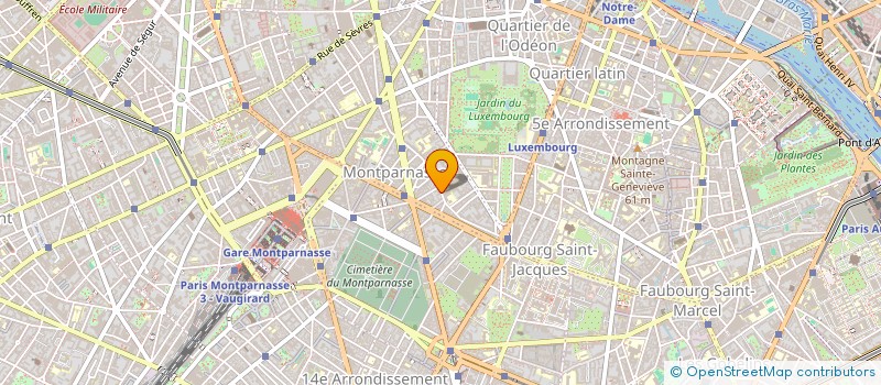 localisation de l'entreprise LUTETIA  PARIS