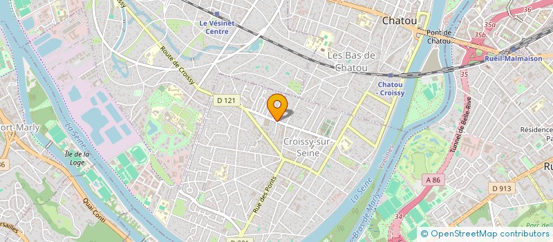 localisation de l'entreprise LUTETIA LUGDUNUM IMMOBILIER  CROISSY-SUR-SEINE