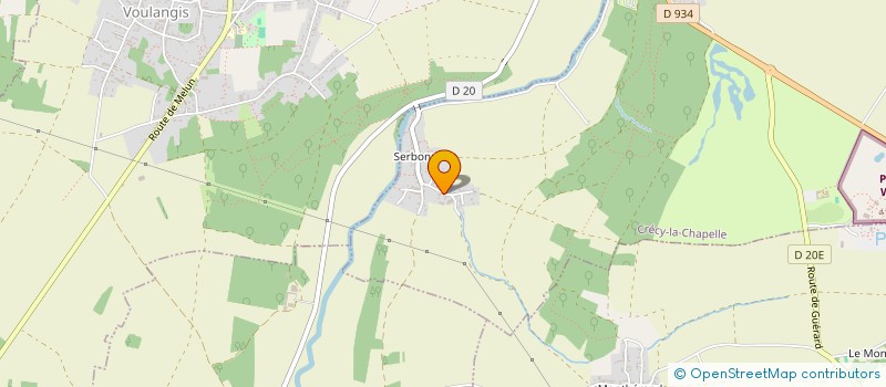 localisation de l'entreprise LUTETIA TP  CRECY-LA-CHAPELLE