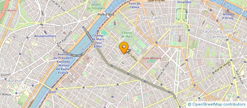 localisation de l'entreprise LUTETIA TRANSAC  PARIS