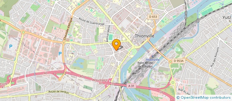 localisation de l'entreprise LUTFI PRO  THIONVILLE