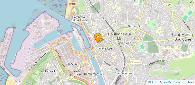 localisation de l'entreprise LUTFU à BOULOGNE-SUR-MER