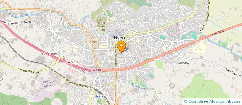 localisation de l'entreprise LUTHA à HYERES