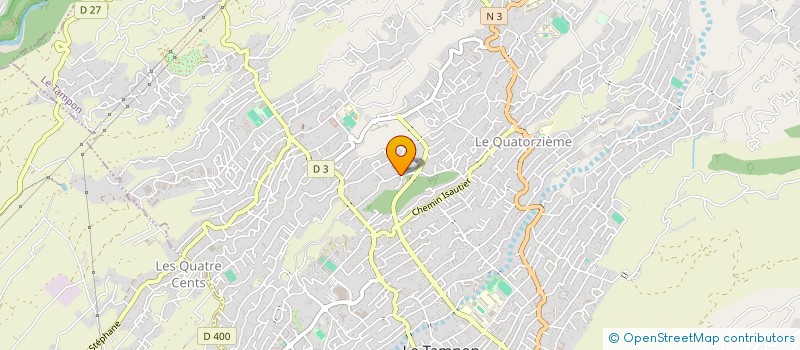 localisation de l'entreprise LUTHERIE CLAIN  LE TAMPON