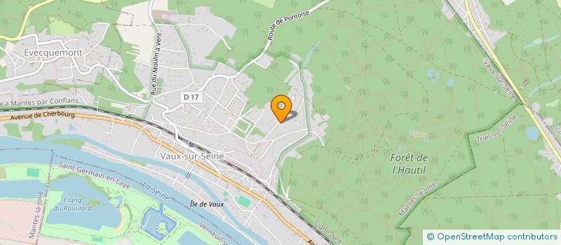 localisation de l'entreprise LUTHEVEN  VAUX-SUR-SEINE