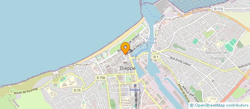 localisation de l'entreprise LUTHI CHOCO à DIEPPE