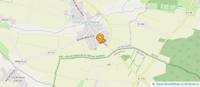 localisation de l'entreprise LUTHIBEE  LE GUE-D'ALLERE