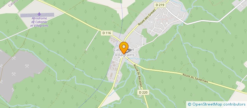 localisation de l'entreprise LUTHIS  CABANAC-ET-VILLAGRAINS