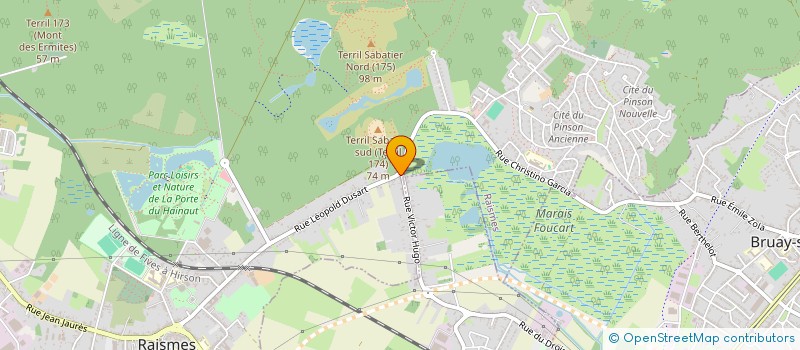 localisation de l'entreprise LUTHO  RAISMES