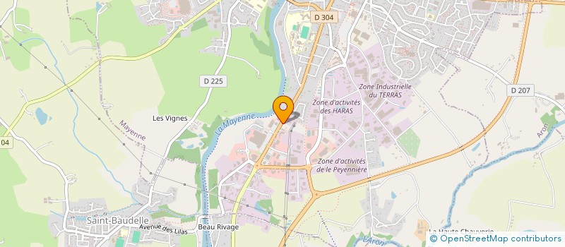 localisation de l'entreprise LUTHO à MAYENNE
