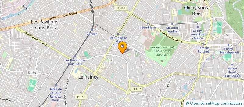 localisation de l'entreprise LUTHO à LE RAINCY