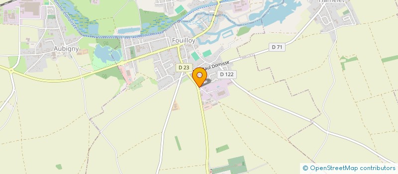 localisation de l'entreprise LUTHOM  FOUILLOY