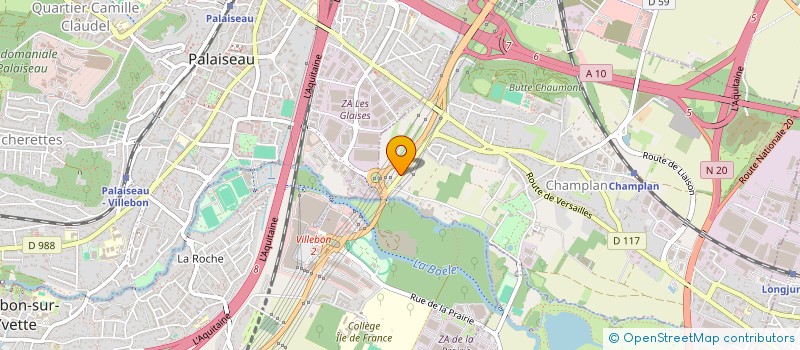 localisation de l'entreprise LUTI  CHAMPLAN