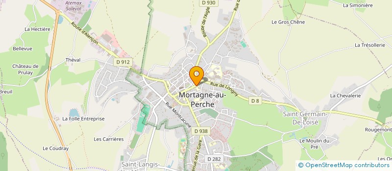 localisation de l'entreprise LUTILLE à MORTAGNE-AU-PERCHE