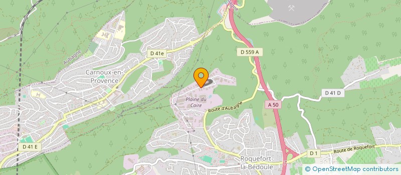 localisation de l'entreprise LUTIN IMMOBILIER  ROQUEFORT-LA-BEDOULE