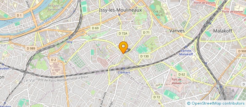 localisation de l'entreprise LUTIN VERT TELEMATIQUE à ISSY-LES-MOULINEAUX