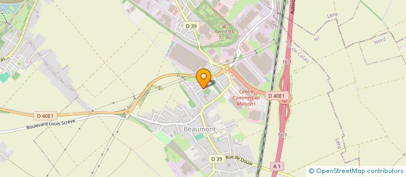 localisation de l'entreprise LUTINE INVEST  HENIN-BEAUMONT