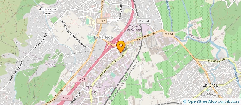 localisation de l'entreprise LUTINISE à LA FARLEDE