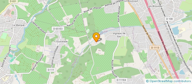 localisation de l'entreprise LUTOLI  MARTILLAC