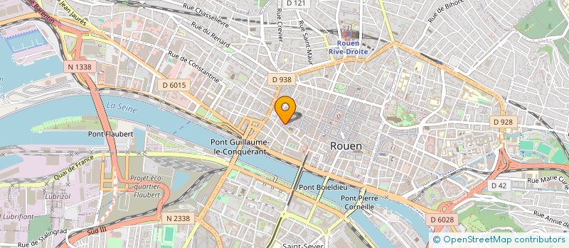 localisation de l'entreprise LUTOM à ROUEN