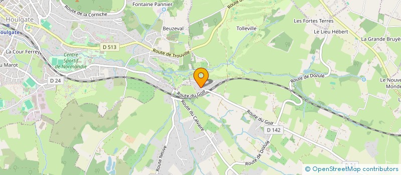 localisation de l'entreprise LUTOMEL  HOULGATE