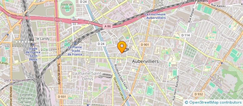 localisation de l'entreprise LUTON à AUBERVILLIERS