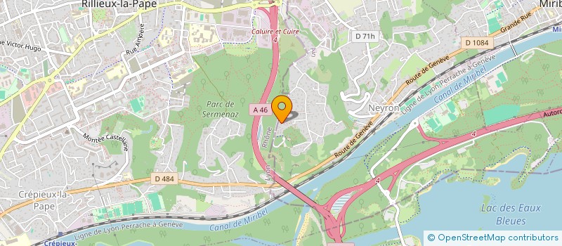 localisation de l'entreprise LUTOPYA IMMO  NEYRON