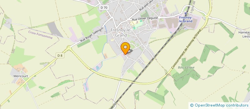 localisation de l'entreprise LUTRINGER MANUTENTION SERVICES à FRESNOY-LE-GRAND