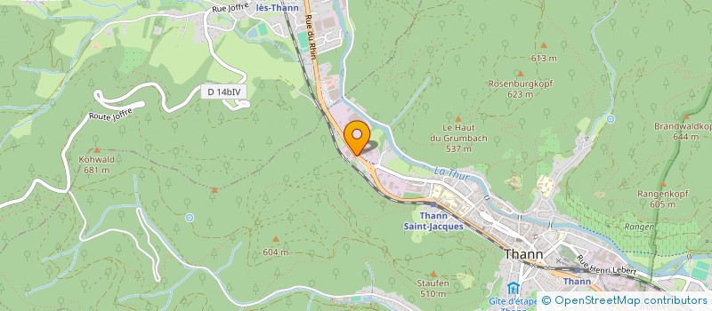 localisation de l'entreprise LUTRINGER SILLON SCOP  THANN