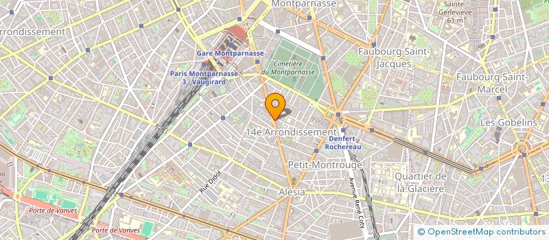 localisation de l'entreprise LUTTE ANTI NUISIBLES SAS  PARIS