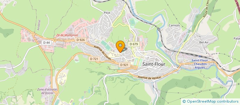 localisation de l'entreprise LUTTE CLUB SANFLORAIN à SAINT-FLOUR