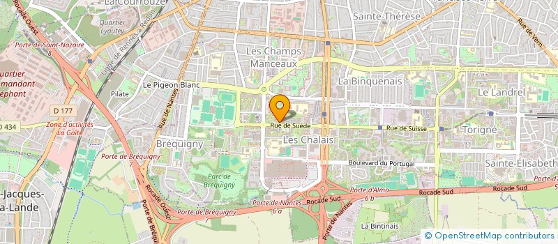 localisation de l'entreprise LUTTE CONTRE L'EXCISION (LCE) à RENNES