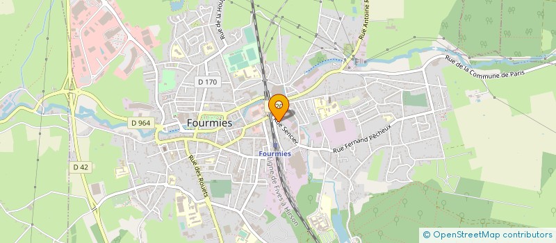 localisation de l'entreprise LUTTE CONTRE LE HARCELEMENT DANS LA FONCTION PUBLIQUE TERRITORIALE AVESNOIS-THIERACHE  FOURMIES