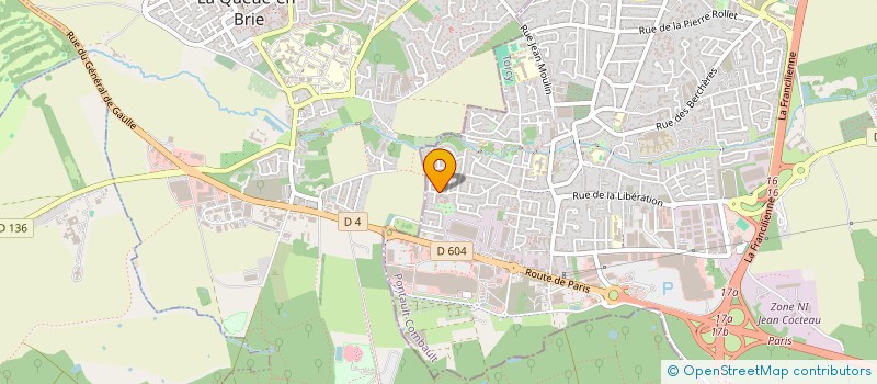 localisation de l'entreprise LUTTE CONTRE UN ENFANT SANS ECOLE à PONTAULT-COMBAULT