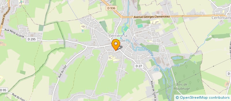 localisation de l'entreprise LUTTE OLYMPIQUE SAMBRIENNE  FERRIERE-LA-GRANDE