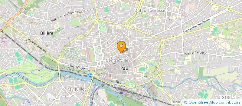 localisation de l'entreprise LUTTE POUR LA JUSTICE - COMITE 64 à PAU