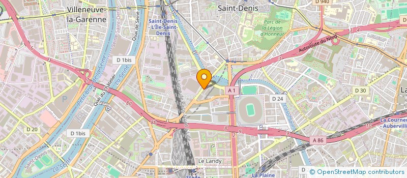 localisation de l'entreprise LUTTER CONTRE L EXCLUSION  SAINT-DENIS