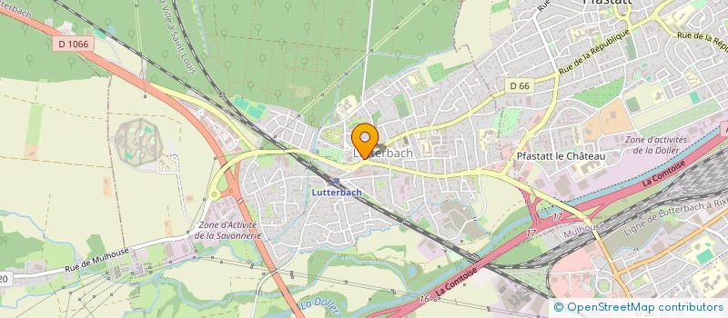 localisation de l'entreprise LUTTERBACH INVEST  LUTTERBACH